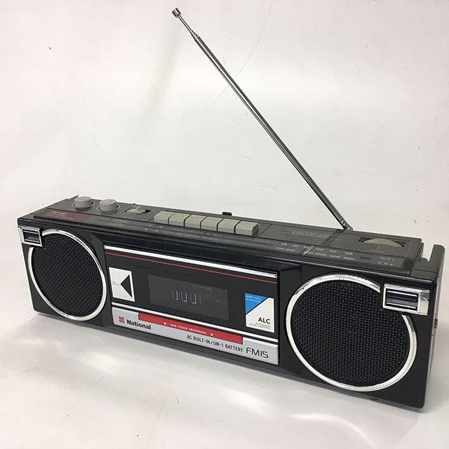 RADIO, Boombox - Black National Slim Line